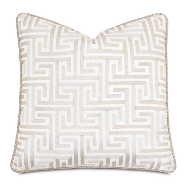 Eastern Accents Sussex by Barclay Butera Greek Key Decorative Pillow ...